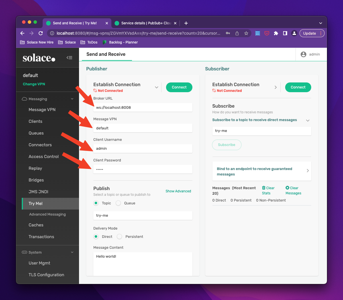 onpremise publisher populate